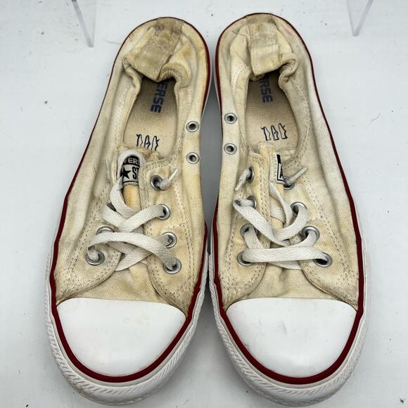 Converse Shoes Womens 10 Shoreline Chuck Low Off White Drop Heel - Picture 1 of 8